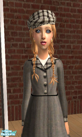 Sims 2 — Matching Hat by giasims — Hat for matching coat