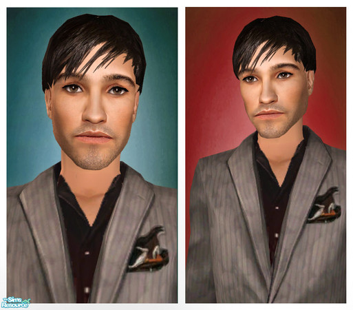 Sims 2 — Pete Wentz by Jirka — The Fall Out Boy bassist, Pete Wentz. Also known for dating Ashlee Simpson.
