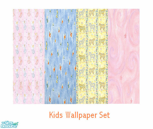 Sims 2 — Fun Kids Wallpaper Set by thekewlestnerd — Misc. wallpapers for your kids rooms!
