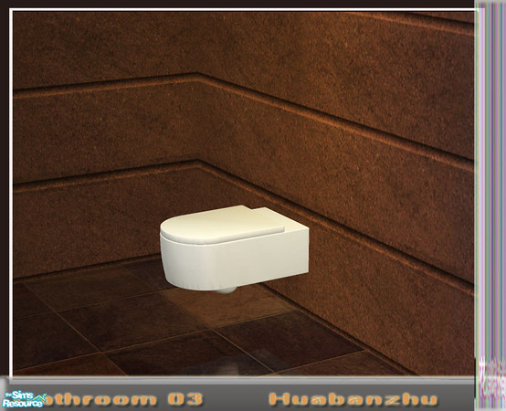 Sims 2 — Huabanzhu Batnroom 03 - toliet by huabanzhu — 