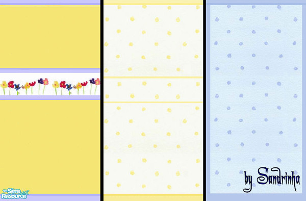 Sims 2 — SM Wallpaper for Children Set 04 by sandrinha — For your Sim child! Enjoy!