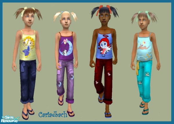 Sims 2 — Week-end wear by cariadbach — Casual week end wear for messing around the house or going out to visit your