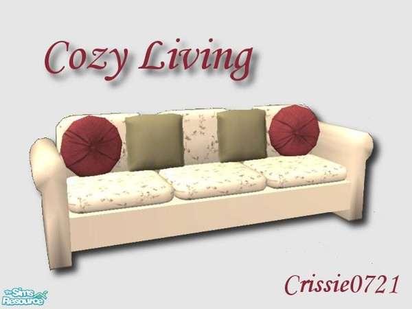 Sims 2 — Cozy Living - Sofa by Crissie0721 — 