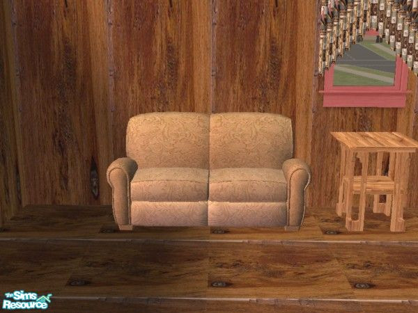 Sims 2 — Branded Cowboy Bedroom - Branded Loveseat by drewsoltesz — A decidedly country/western themed bedroom, only one