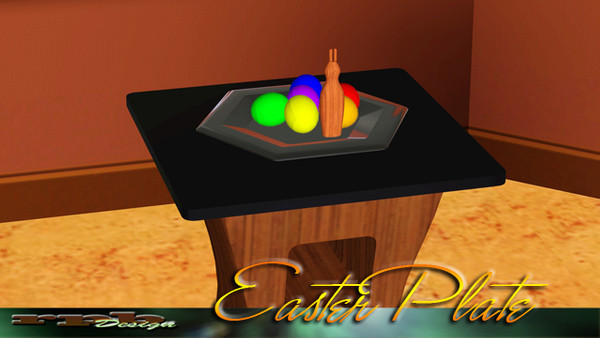Sims 3 — rpb easter plate by ruhrpottbobo — rpb easter plate 