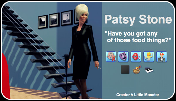Sims 3 — [ABSOLUTELY FABULOUS] // Patsy Stone by deontai — Patsy Stone, sweetie. She's that absolutely fabulous chain