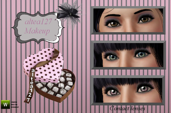 Sims 3 — Lenti a contatto color by altea127 —  