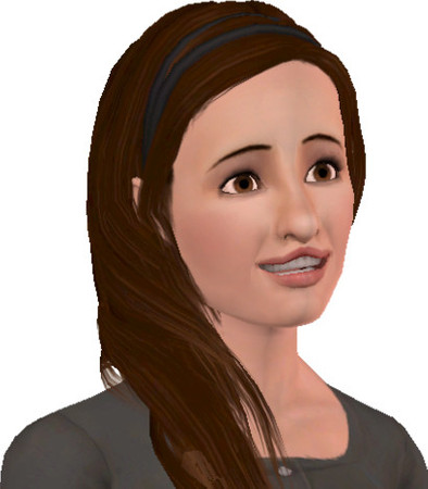 Sims 3 — Rachel Berry Teen by katee-12 — This is Rachel Berry from the TV show Glee. She is a teen and has the sort of