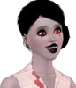 Sims 3 — Charolate Adams The Vampire by kiki khoury — Even Though shes pretty , flirty and a great kisser shes , evil,