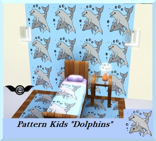 Sims 3 — Pattern Kids Dolphins by engelchen1202 — Pattern Kids Dolphins