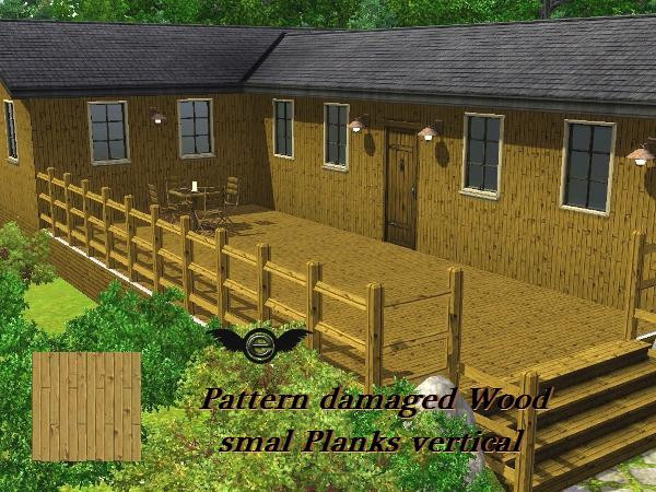 Sims 3 — Pattern damaged Wood smal Planks vert. by engelchen1202 — Pattern damaged Wood smal Planks vert.