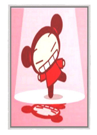 Sims 3 — Pucca Paintings by Q-Girl — Painting of Pucca character