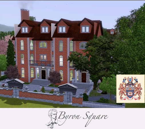Sims 3 — Byron Square by Tomsett2 — A counterpart to the Keble Row colleges in the same style, although this will work