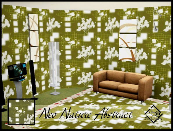 Sims 3 — Neo Nature Abstract by Devirose — by Devirose TSRSA