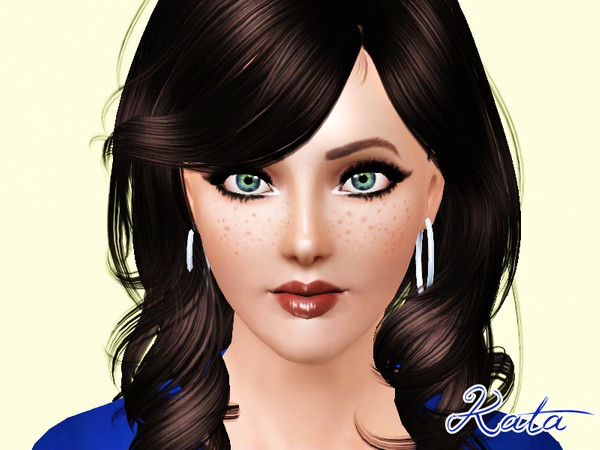 Sims 3 — Kata by TSR Archive — Hair by Newsea