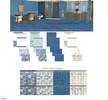 Sims 2 — Mosaic Glass Tiles for Walls & Fulls Collection II Complete  by Miss_Simpleton — The Glass Tile Collection