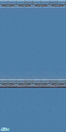 Sims 2 — Mosaic Glass Tiles for Walls & Fulls Collection II Complete  - Hydrangea Borderwall By Simpleton by