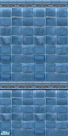 Sims 2 — Mosaic Glass Tiles for Walls & Fulls Collection II Complete  - Hydrangea Full Tile Wall By Simpleton by