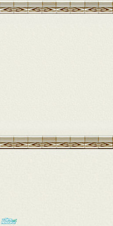 Sims 2 — Mosaic Glass Tiles for Walls & Fulls Collection II Complete  - Ivory Borderwall By Simpleton by Miss_Simpleton