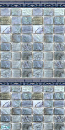 Sims 2 — Mosaic Glass Tiles for Walls & Fulls Collection II Complete  - Evening Blue Full Tile Wall By Simpleton by