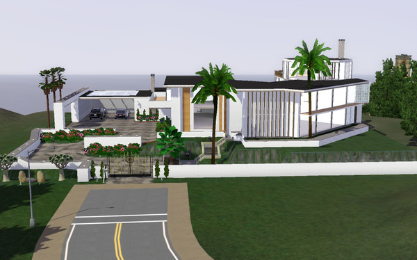 Sims 3 — The Montechello by oceanlab123 — A large modern luxury house that features 4 bedrooms 7 1/2 baths. A huge master