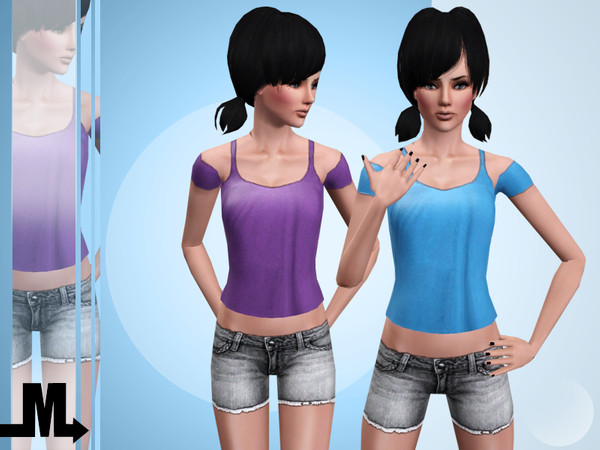 Sims 3 — Your Turn 1 by miraminkova — Three simple, cute tops.