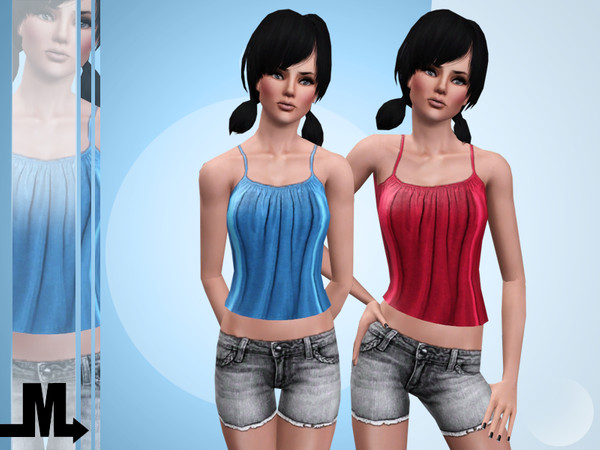 Sims 3 — Your Turn 3 by miraminkova — Three simple, cute tops.