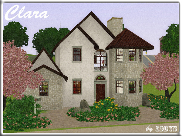 Sims 3 — Clara by eddys — One bedroom victorian house with clasic interior. Its perfect for single sim or couple who like