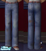 Sims 2 — Kids Girl\'s Stained Jeans by siennacreations2 — A pair of dirty stained jeans for your little girl sims.