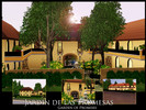 Sims 3 — Jardin de las Promesas by Tanya74962 — This is a Spanish inspired home with a lush courtyard as the entrance.