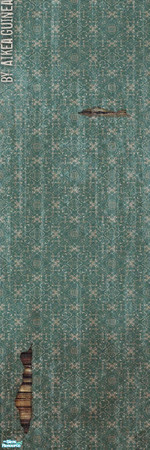 Sims 2 — 1959 - Distressed Wall 1 by aikea_guinea — Will be found under \'wallpaper.\'<p> Mac users, please