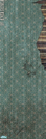 Sims 2 — 1959 - Distressed Wall 6 by aikea_guinea — Will be found under \'wallpaper.\'<p> Mac users, please