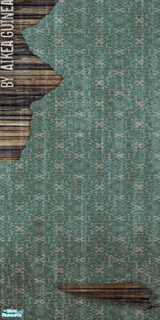 Sims 2 — 1959 - Distressed Wall 5 - MAC COMPATIBLE VERSION by aikea_guinea — Will be found under \'wallpaper.\'<p>