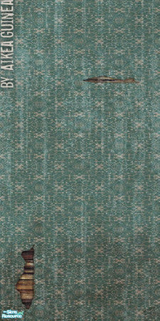 Sims 2 — 1959 - Distressed Wall 1 - MAC COMPATIBLE VERSION by aikea_guinea — Will be found under \'wallpaper.\'<p>