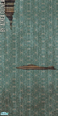 Sims 2 — 1959 - Distressed Wall 2 - MAC COMPATIBLE VERSION by aikea_guinea — Will be found under \'wallpaper.\'<p>