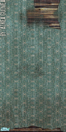Sims 2 — 1959 - Distressed Wall 3 - MAC COMPATIBLE VERSION by aikea_guinea — Will be found under \'wallpaper.\'<p>