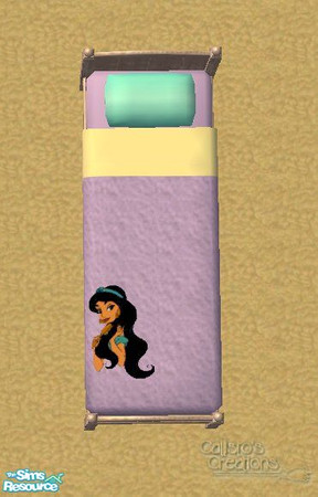 Sims 2 — Calli\'s Disney Princess bedding - small - Jasmine by Callisto149 — More Disney Princess bedding to match my