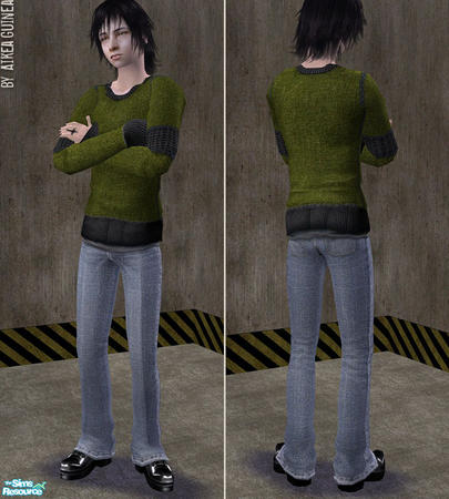 The Sims Resource - Graphic Thermals for Teen Males