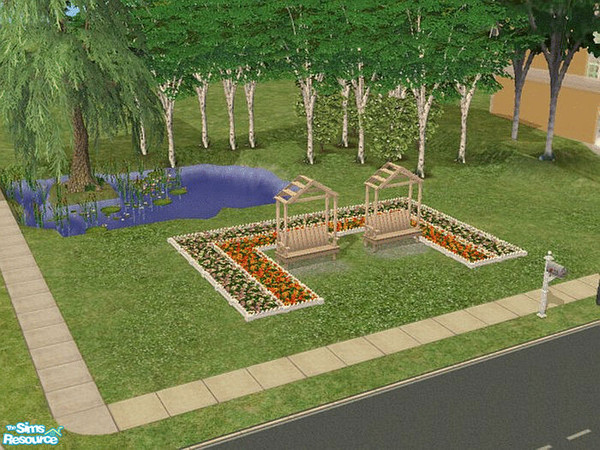 Sims 2 — Picture Place by LaurieR — I wanted a place to take a picture. So, I created this small park. There is no
