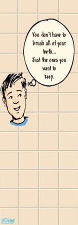 Sims 2 — The Clean Feeling Bath Tile Set -  Save by lilaclaughter — \"What did I come in here for?\" Nifty tile