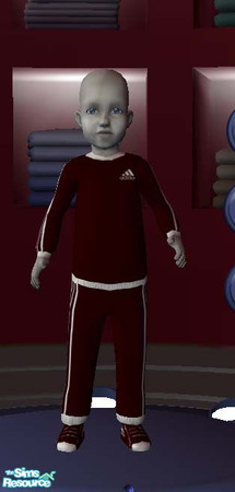 Sims 2 — RedAdidas by shiva_jmr — This is made as a tribute to Adidas. I like the clothe.