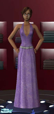 Sims 2 — Purple Formel Dress by shiva_jmr — This I made a long time ago. But I never knew how to get it out of my game