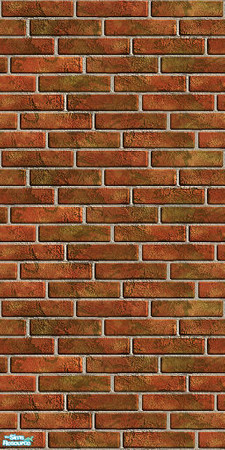 Sims 2 — BG17 by hatshepsut — Part of the Bricks Galore wall set 2.