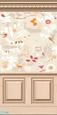 Sims 2 — Home Creations Retro Style Collection by Maegen — Home Creations is proud to introduce a new line of wall and