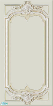 Sims 2 — Royal Paneling_Cream by Halfcreek — created by Halfcreek