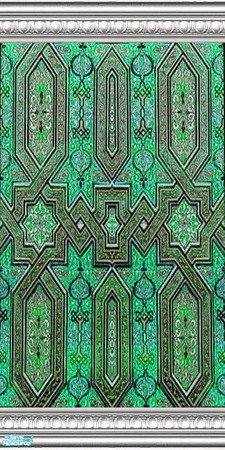 Sims 2 — Moroccan Bath - 23 by kibanahnah — From a set of 24 mosaic walls in vibrant colors, to give any Modern room a