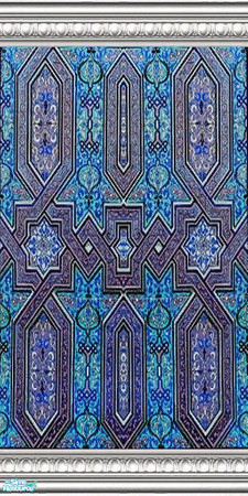 Sims 2 — Moroccan Bath - 20 by kibanahnah — From a set of 24 mosaic walls in vibrant colors, to give any Modern room a