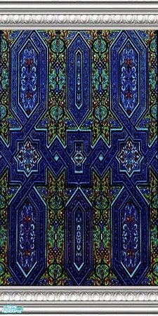 Sims 2 — Moroccan Bath - 14 by kibanahnah — From a set of 24 mosaic walls in vibrant colors, to give any Modern room a