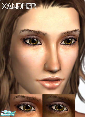 Sims 2 — Verda Eyeshadow - Blossom by Xandher — A semi-sheer eyeshadow with a softly blended effect. The blending and