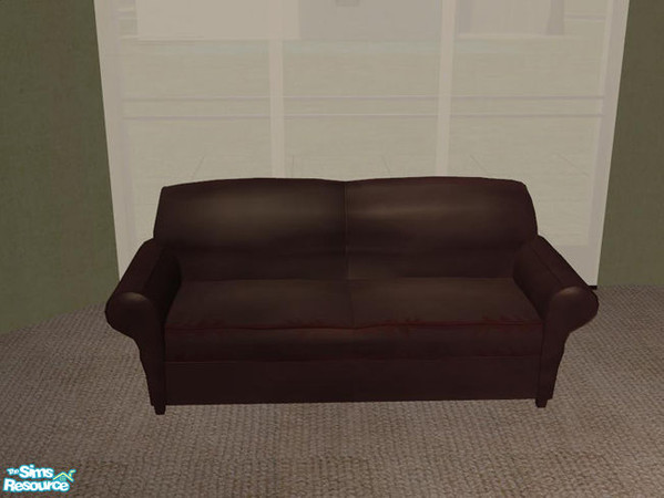 Sims 2 — PB a Man\'s Living - Loveseat Leather by ShinoKCR — 
